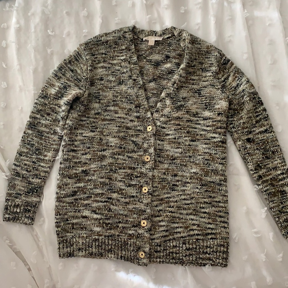 Michael Kors button up sweater S